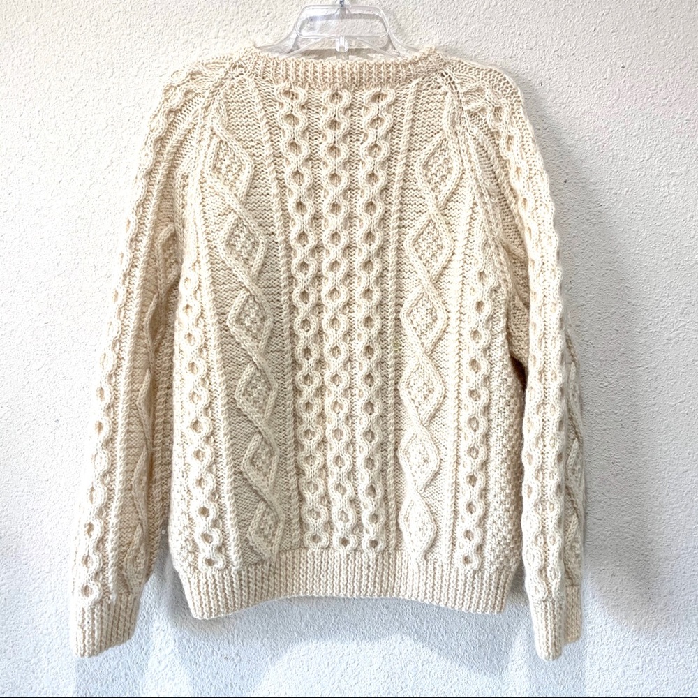 Wool Sweater Genuine Hand Made (L) - Picture 6 of 13